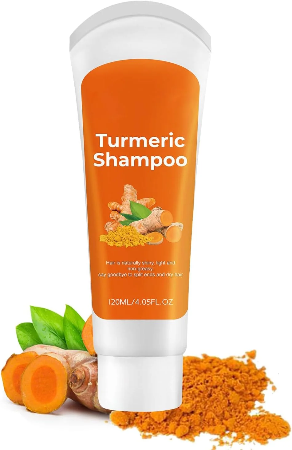 شامپو زردچوبه، شامپو حجم دهنده و ضخیم کننده برای موهای نازک و چرب، خداحافظی با موخوره و موهای خشک، 120 میلی لیتر