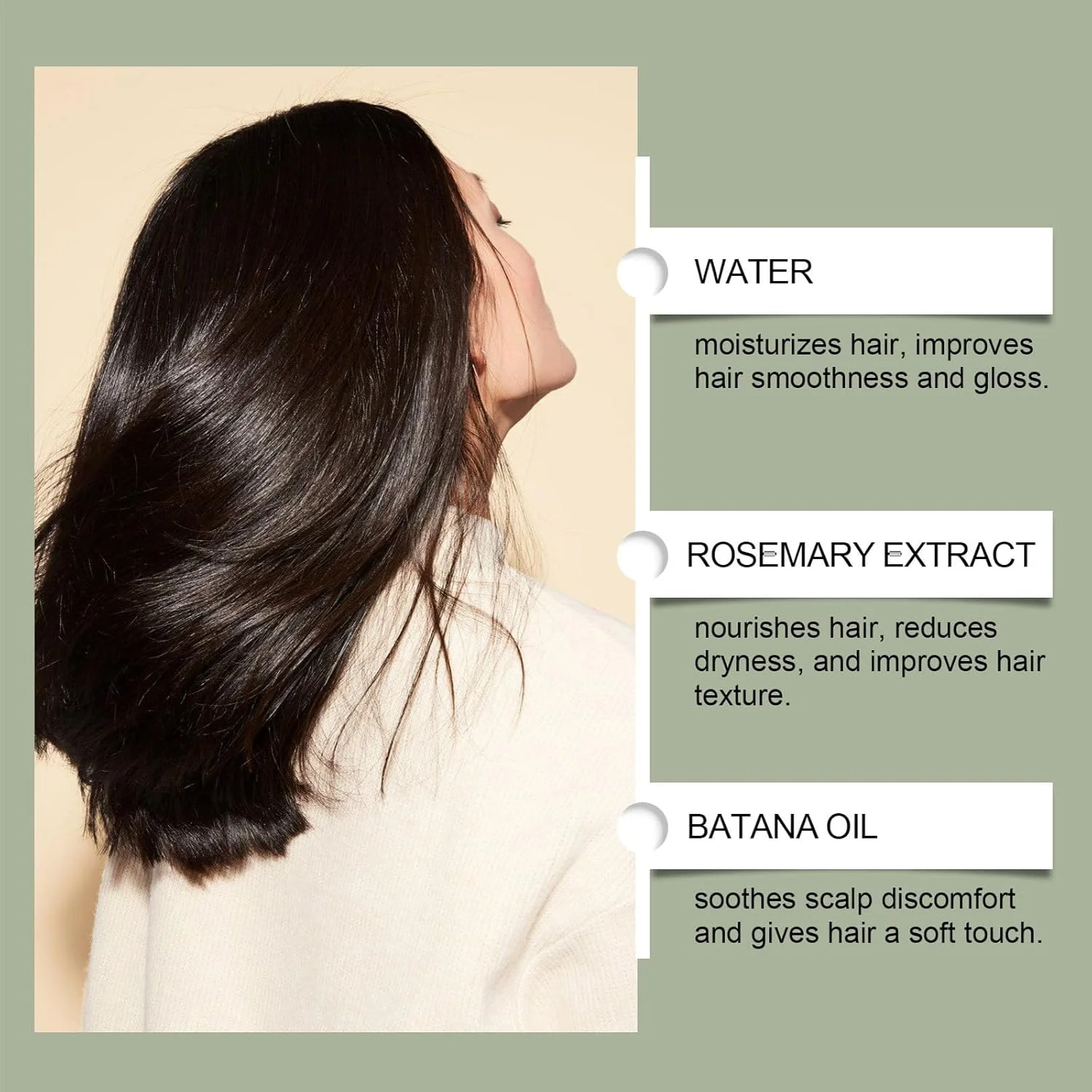 شامپو رزماری برای رشد مو، شامپو ضد ریزش مو، تقویت کننده موهای نازک و خشک، 100 میلی لیتر