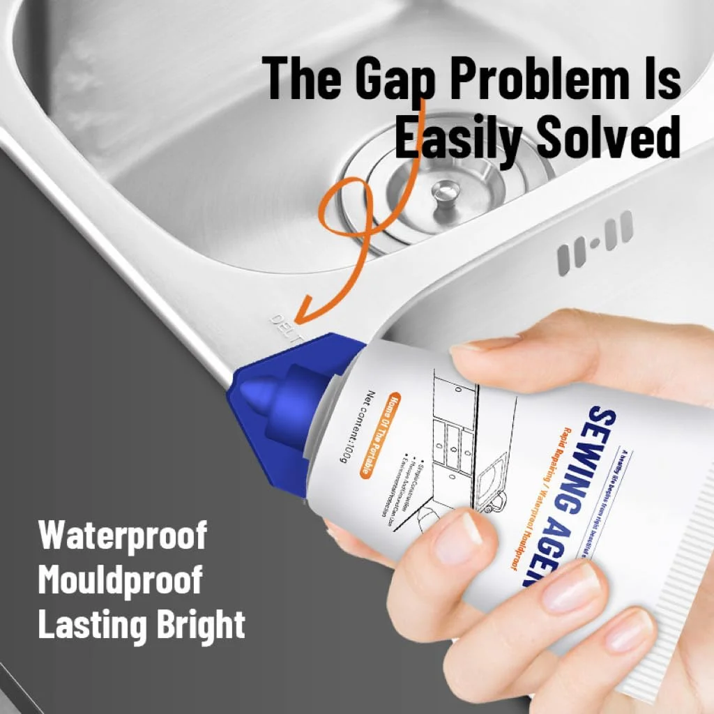 قلم رنگ دو عددی سفید کننده درز کاشی، درزگیر کاشی، پرکننده ترک سیمان، درزگیر برای آب بندی کاشی های کف آشپزخانه، حمام، اتاق نشیمن، ابزار دوغاب کاری و درزگیری کاشی