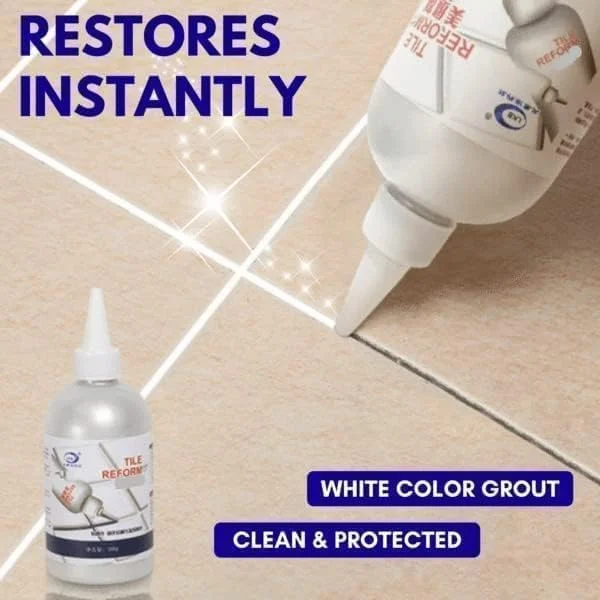 پرکننده ضد آب درز کاشی NEFHEM، خمیر ترمیم کننده دوغاب سفید برای کف سینک حمام، ضد کپک و ضد رسوب، درزگیر کاشی سرامیکی به همراه ابزار، کیت تعمیرات خانگی DIY (چسب اصلاح کاشی 2 * 150 گرم)