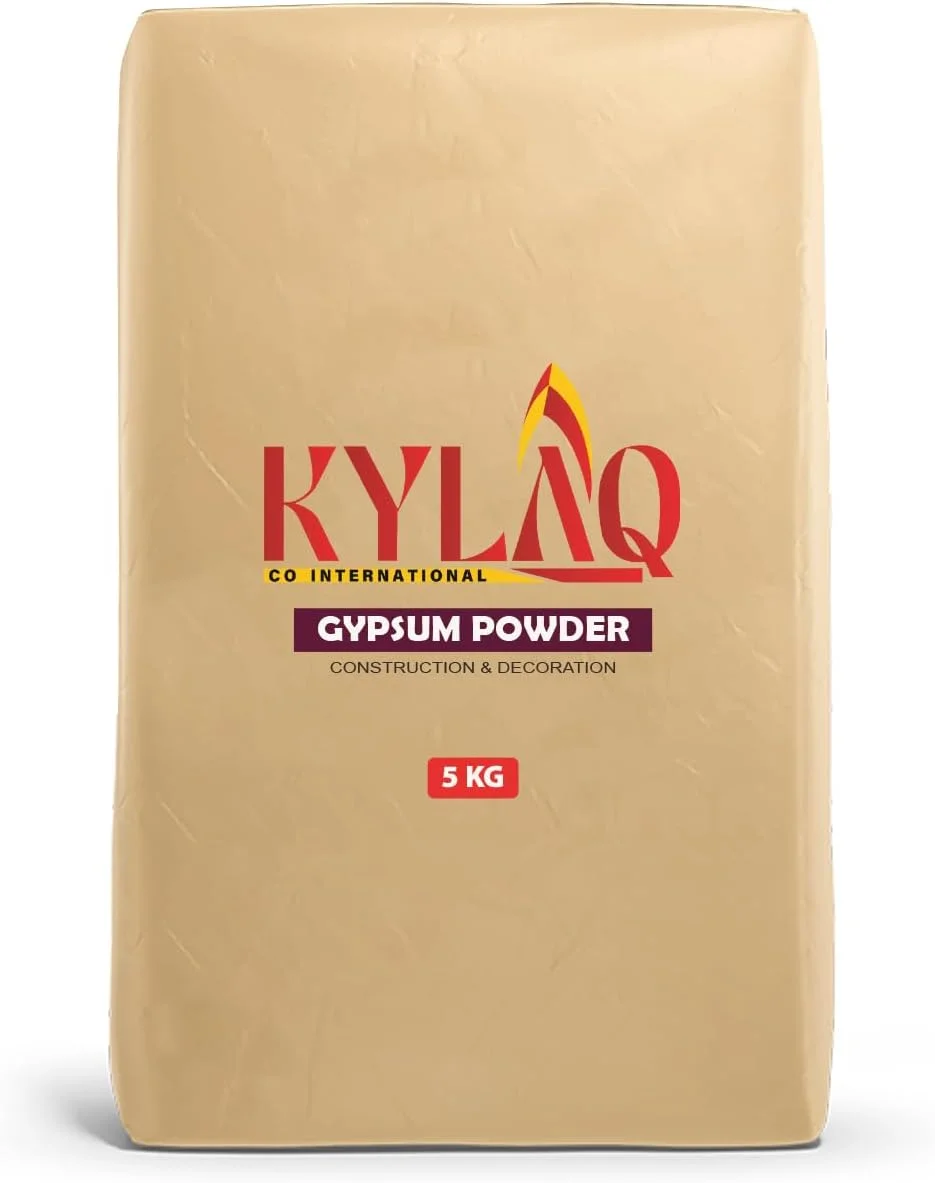 پودر گچ - پودر گچ مناسب برای سفالگری، قالب گیری، صنایع دستی، تعمیرات و پروژه های DIY - KYLAQ (پودر گچ، 5 کیلوگرم)