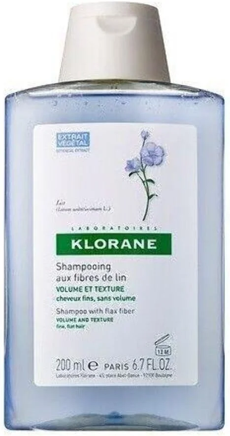 شامپو حجم دهنده مو کلوران حاوی فیبر کتان، افزایش دهنده حالت و بافت موهای نازک و کم حجم، فاقد پارابن، سیلیکون و SLS، 200 میلی لیتر