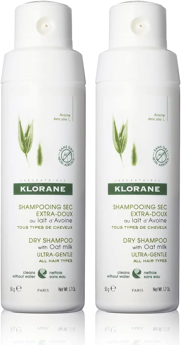 شامپو خشک غیرآئروسل کلوران با شیر جو دوسر، پودر شل، مناسب انواع مو، بسیار ملایم، بدون ایجاد سفیدک، فاقد پارابن و سولفات (بسته 2 عددی)