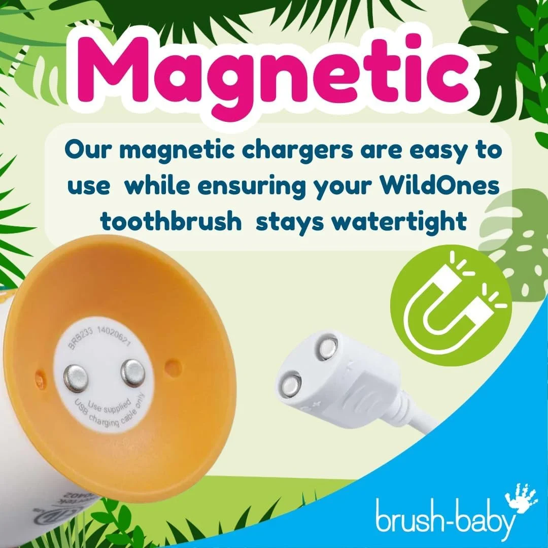 کابل شارژ مغناطیسی USB Brush-Baby برای مسواک های سونیک قابل شارژ WildOnes