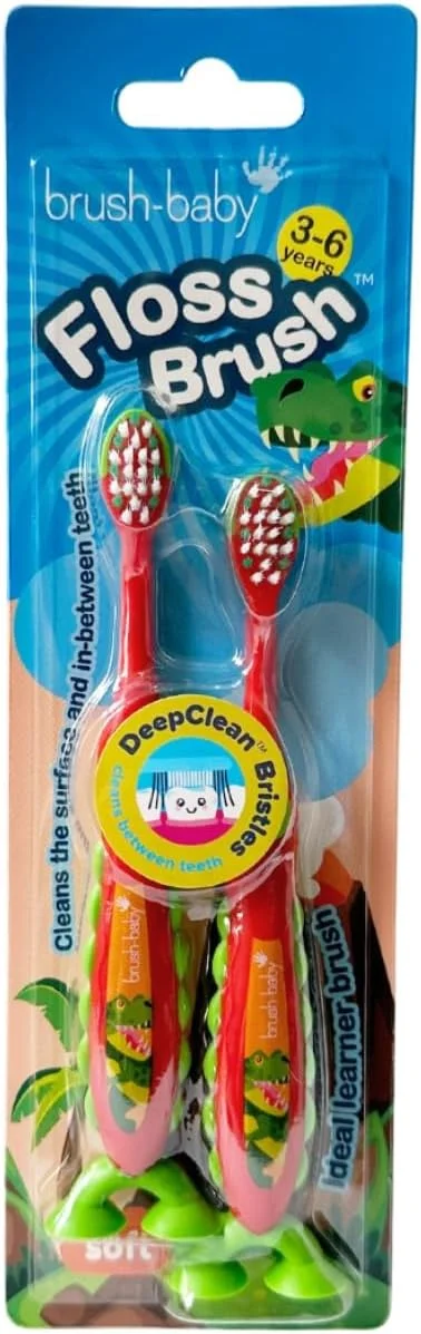 مسواک کودک فلوس براش مناسب 3 تا 6 سال