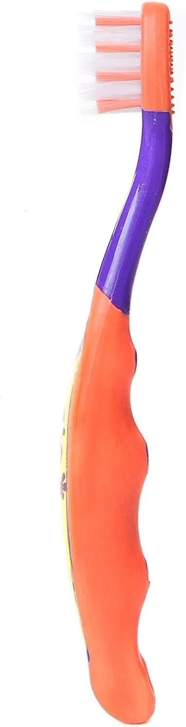 مسواک نخ دندان کودک براش-بیبی 3-6 سال نارنجی