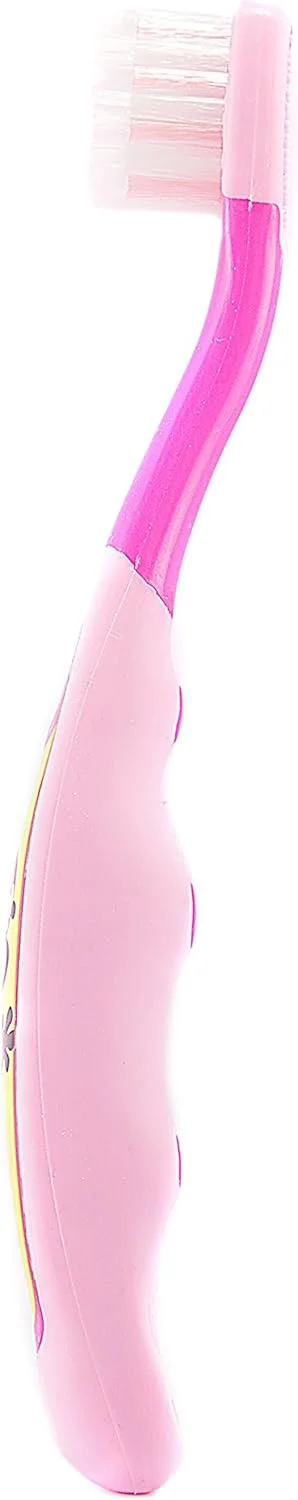 مسواک نخ دندان کودک Brush-Baby مناسب 3 تا 6 سال - صورتی