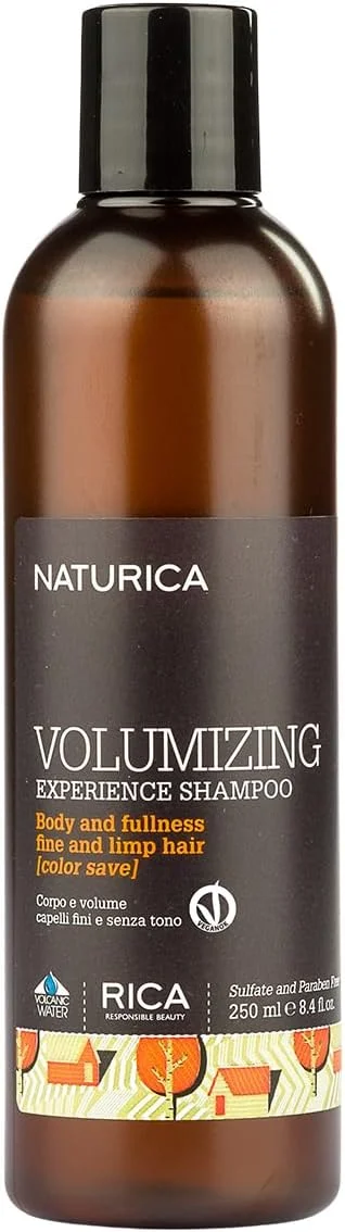 شامپو حجم دهنده ناتوریکا مناسب موهای نازک و کم حجم حاوی عصاره پرتقال خونی سیسیلی و پروتئین گندم - 250 میلی لیتر