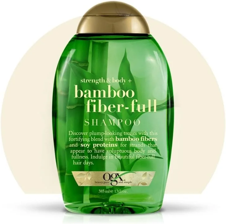 شامپو حجم دهنده و تقویت کننده مو او جی ایکس حاوی فیبر بامبو، 385 میلی لیتر شامپو حجم دهنده و تقویت کننده مو او جی ایکس حاوی فیبر بامبو، 385 میلی لیتر
