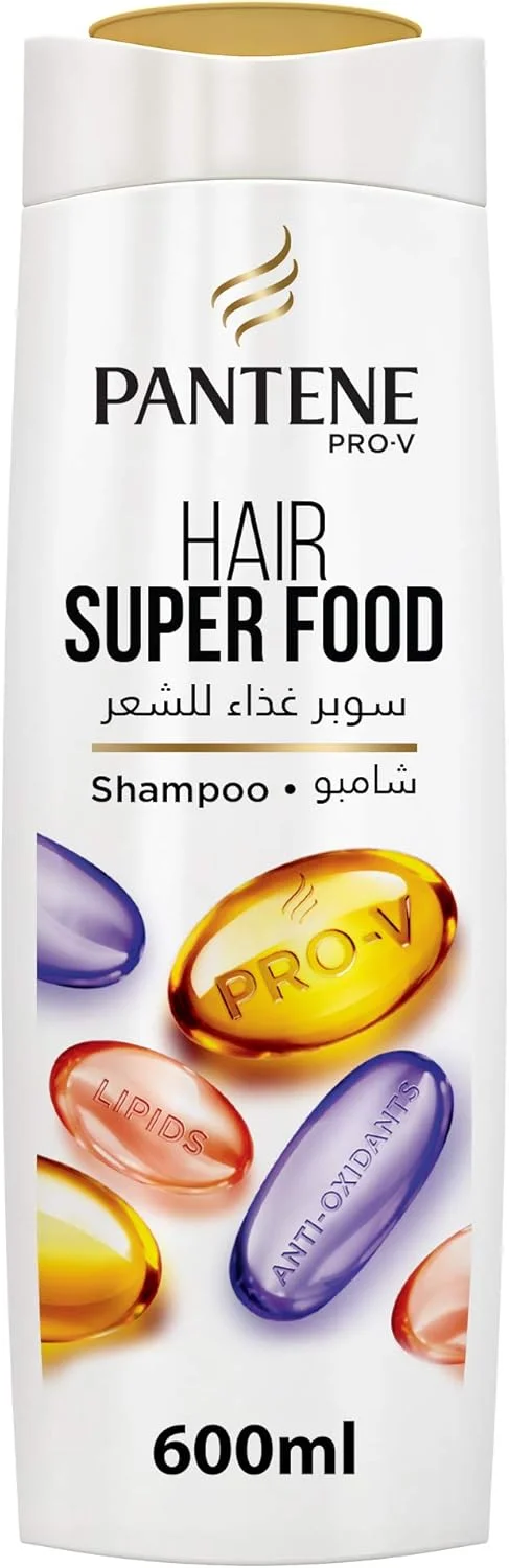 شامپو مو Pantene Pro-V Hair Super Food، 600 میلی لیتر