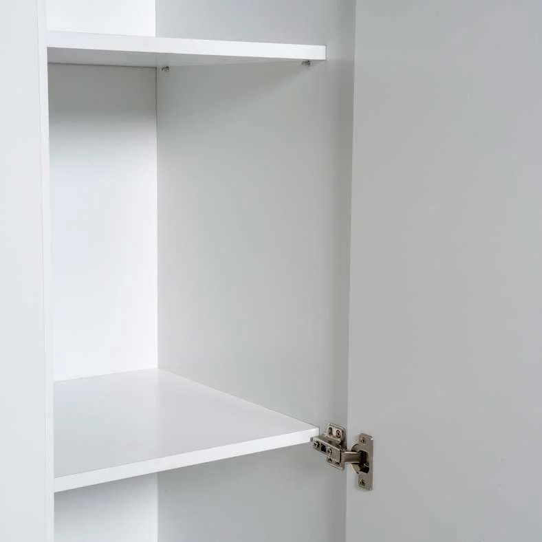 کمد لباس 3 درب آرلین با 2 کشو سفید رنگ پان هوم