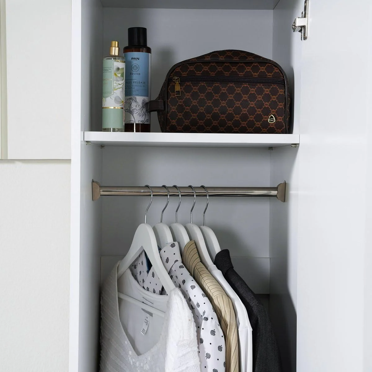 کمد یک درب با یک کشو آرلین پان هوم - سفید