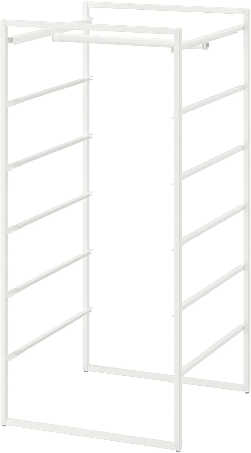 ترکیب کمد لباس JONAXEL، 50x51x104 سانتی متر، سفید