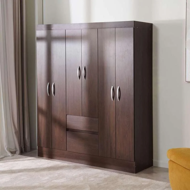 کمد لباس 6 درب فلش پان هوم - ونگه