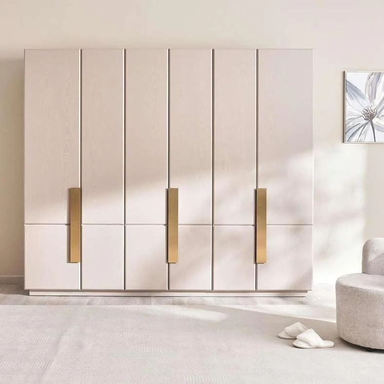 کمد لباس 6 درب روما کرم رنگ پان هوم