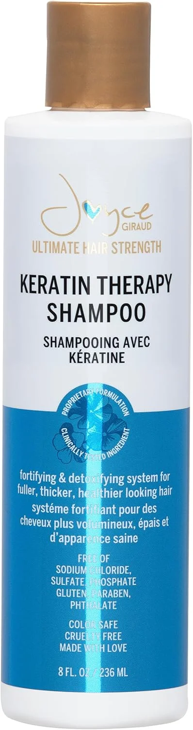 شامپو کراتینه تقویت کننده مو Miracle Elixir Collection Joyce Giraud Ultimate Hair Strength - غنی شده با Cynatine، ایده آل برای اکثر انواع مو - رایحه استوایی، 240 میلی لیتر