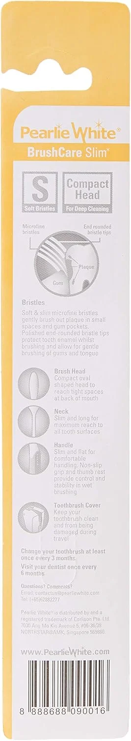 مسواک باریک پرلی وایت، رنگ های متنوع