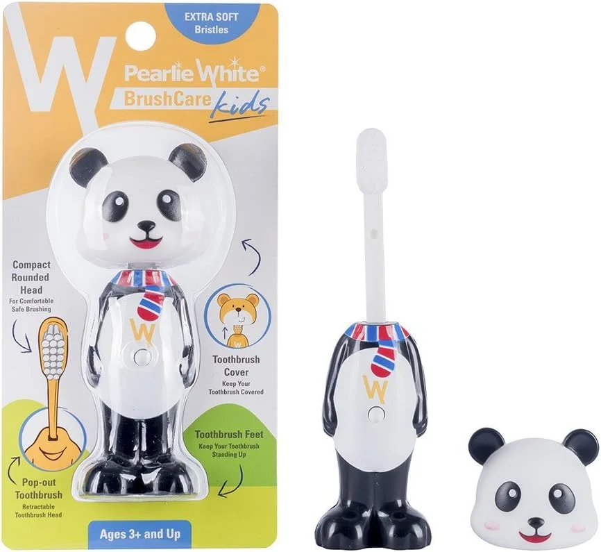 مسواک کودکانه Pearlie White با درپوش - چند رنگ