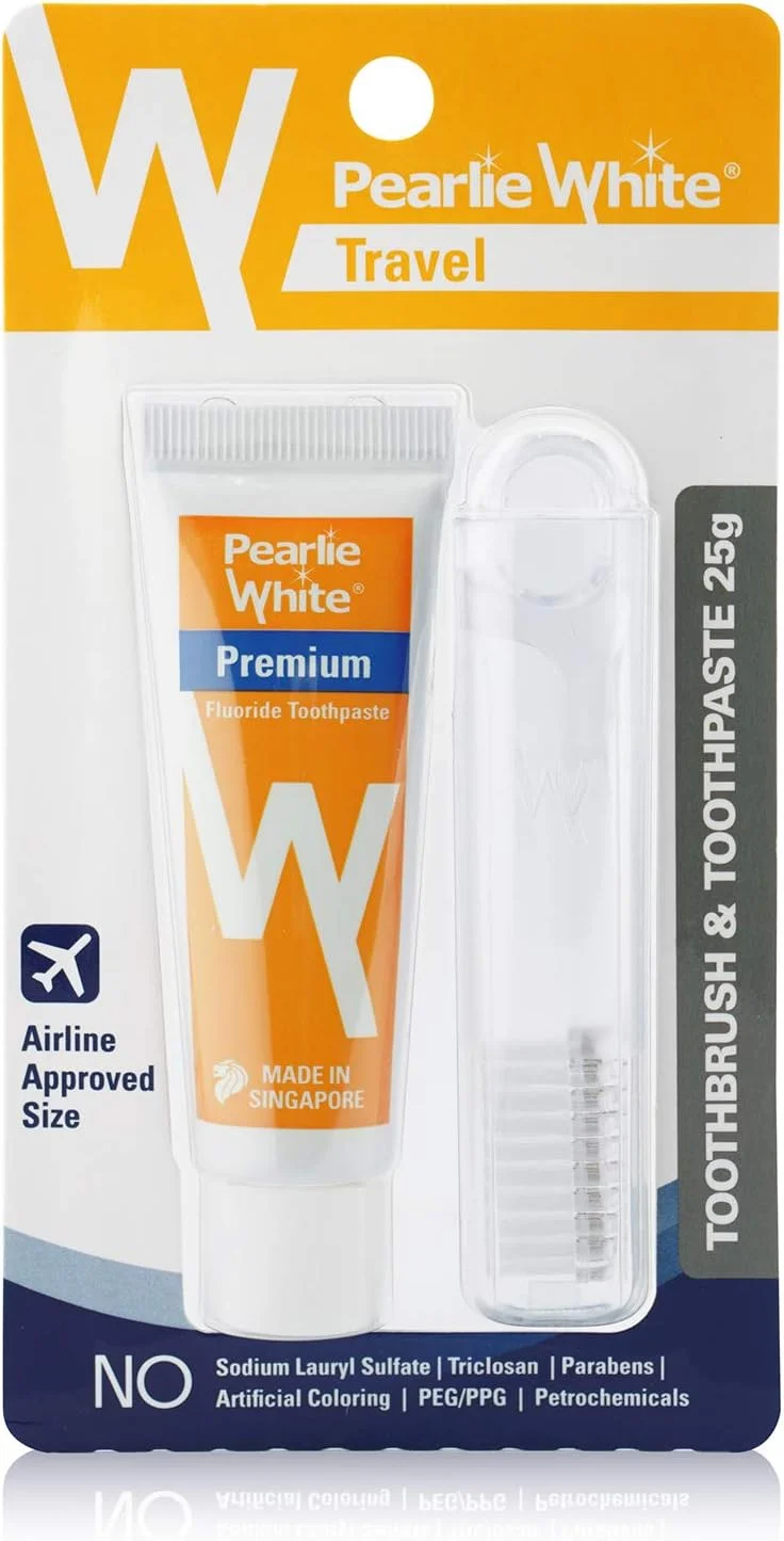 مسواک و خمیر دندان مسافرتی پرلی وایت، 25 گرم 46333-411
