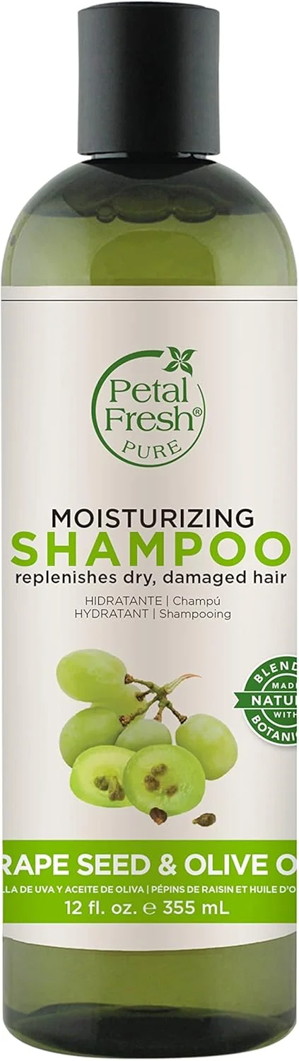 شامپو مرطوب کننده خالص دانه انگور و روغن زیتون پتال فرش 355 میلی لیتر