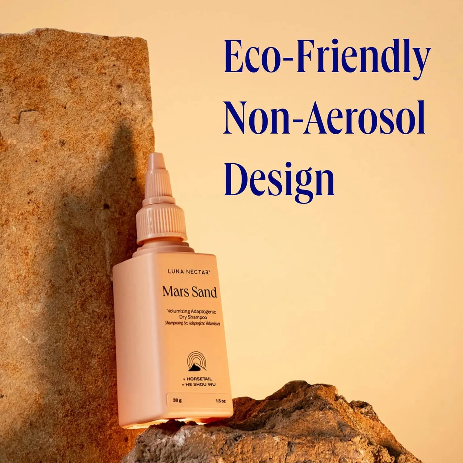 شامپو خشک حجم دهنده و سازگار کننده لونا نکتار مارس سند