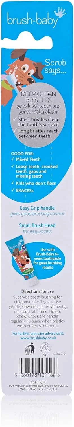 مسواک نخ دندان براش-بیبی، ست کامل مراقبت از دندان برای کودکان 6 سال به بالا - مسواک نهایی کودکان برای سلامت دهان، دسته با گرفتن آسان، موهای نرم، موجود در رنگ های صورتی/زرد/بنفش/آبی مسواک نخ دندان براش-بیبی، ست کامل مراقبت از دندان برای کودکان 6 سال به بالا - مسواک نهایی کودکان برای سلامت دهان، دسته با گرفتن آسان، موهای نرم، موجود در رنگ های صورتی/زرد/بنفش/آبی