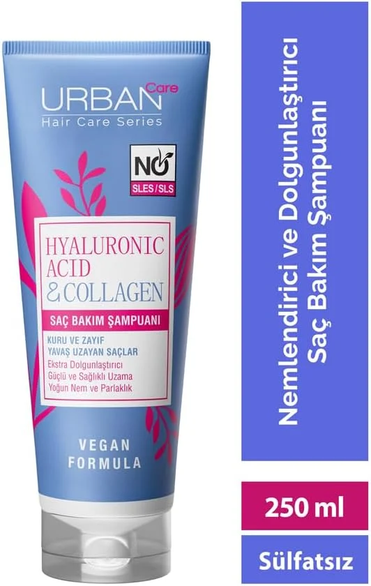 شامپو بدون سولفات هیالورونیک اسید و کلاژن Urban Care شامپو بدون سولفات هیالورونیک اسید و کلاژن Urban Care