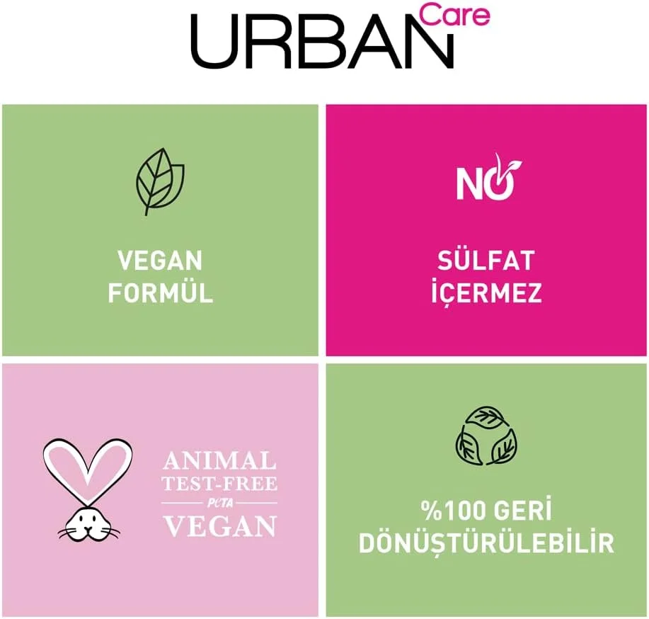 شامپو بدون سولفات هیالورونیک اسید و کلاژن Urban Care شامپو بدون سولفات هیالورونیک اسید و کلاژن Urban Care