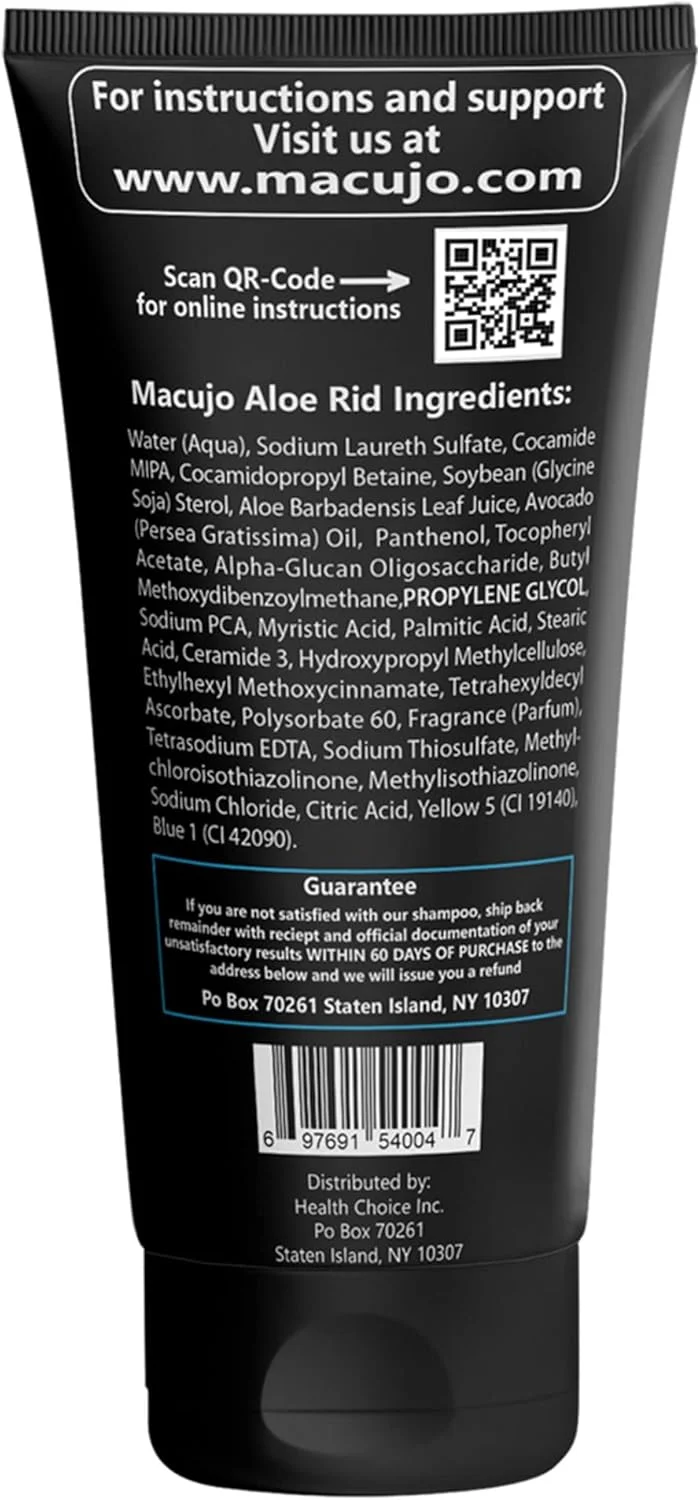 شامپو سم زدای آلوئه رید ماکوجو و متد اولتراکلین زایدوت، پاک کننده عمیق، تمام آلاینده ها، داروهای باقیمانده، نیکوتین، الکل، کلر، دود دست دوم