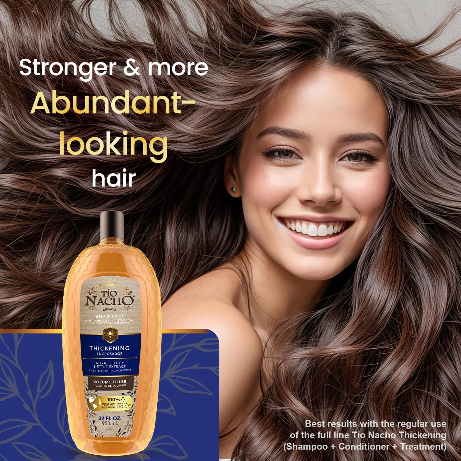 شامپو ضخیم کننده مو تیو ناچو، حجم دهنده، ضد ریزش و ضد شکستگی مو با ژل رویال، گزنه و جینسینگ، بدون پارابن و تست حیوانی، 946 میلی لیتر شامپو ضخیم کننده مو تیو ناچو، حجم دهنده، ضد ریزش و ضد شکستگی مو با ژل رویال، گزنه و جینسینگ، بدون پارابن و تست حیوانی، 946 میلی لیتر