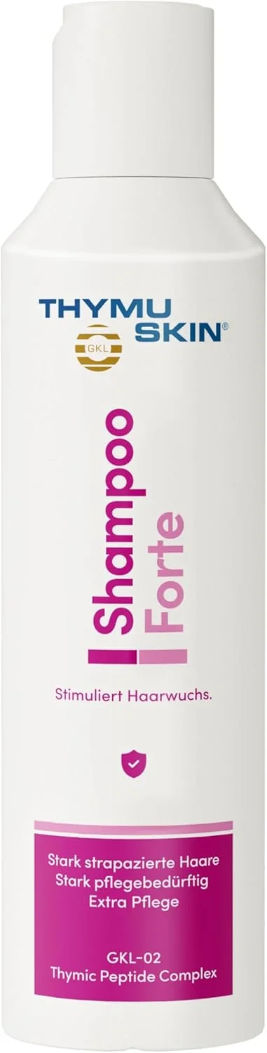 شامپو فورت تیموسکین - فرمول ضخیم کننده و رشد مجدد مو برای آقایان و بانوان، برای مو و پوست سر آسیب دیده، پپتید ثبت شده GKL-02، فرمول آلمانی برای موهای نازک و ریزش مو - 200 میلی لیتر - تامین 60 روزه شامپو فورت تیموسکین - فرمول ضخیم کننده و رشد مجدد مو برای آقایان و بانوان، برای مو و پوست سر آسیب دیده، پپتید ثبت شده GKL-02، فرمول آلمانی برای موهای نازک و ریزش مو - 200 میلی لیتر - تامین 60 روزه