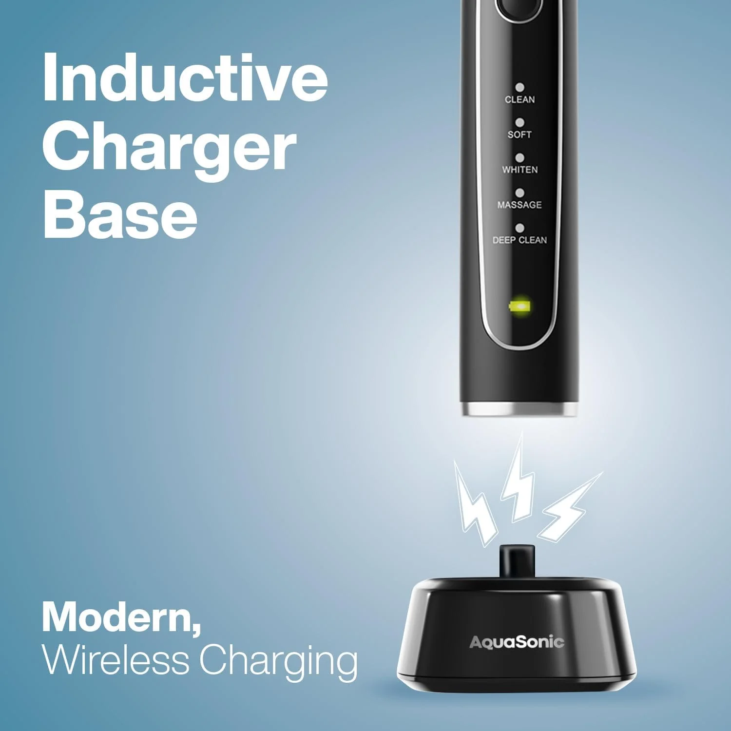 شارژر مسواک برقی آکواسونیک – پایه شارژ القایی، سازگار با اکثر مسواک های آکواسونیک – قطعات اصلی و اورجینال (مشکی) شارژر مسواک برقی آکواسونیک – پایه شارژ القایی، سازگار با اکثر مسواک های آکواسونیک – قطعات اصلی و اورجینال (مشکی)