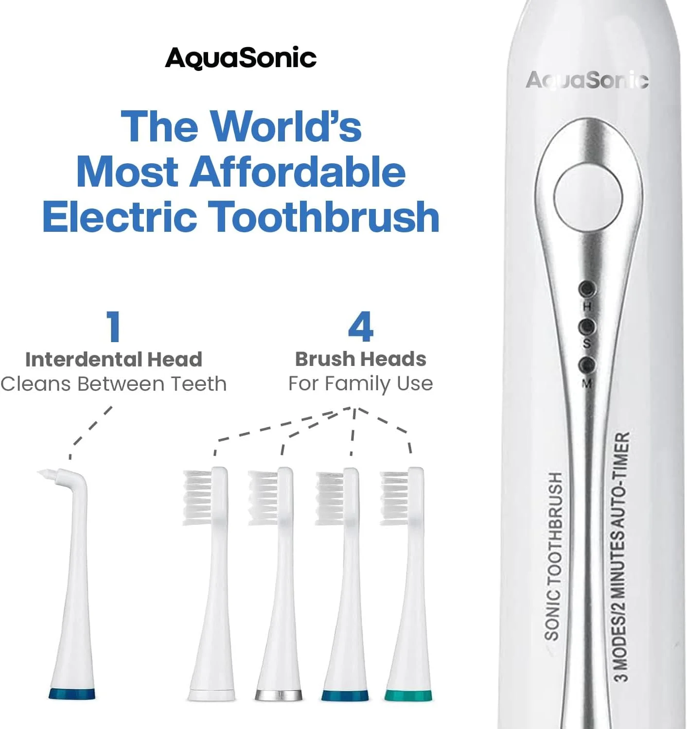 مرکز دندانپزشکی خانگی AquaSonic، مسواک برقی شارژی و نخ دندان آبی هوشمند - سیستم کامل مراقبت از دهان و دندان خانواده - شامل 10 سری و نازل مختلف - حالت ها و تایمرهای متنوع (سفید) مرکز دندانپزشکی خانگی AquaSonic، مسواک برقی شارژی و نخ دندان آبی هوشمند - سیستم کامل مراقبت از دهان و دندان خانواده - شامل 10 سری و نازل مختلف - حالت ها و تایمرهای متنوع (سفید)