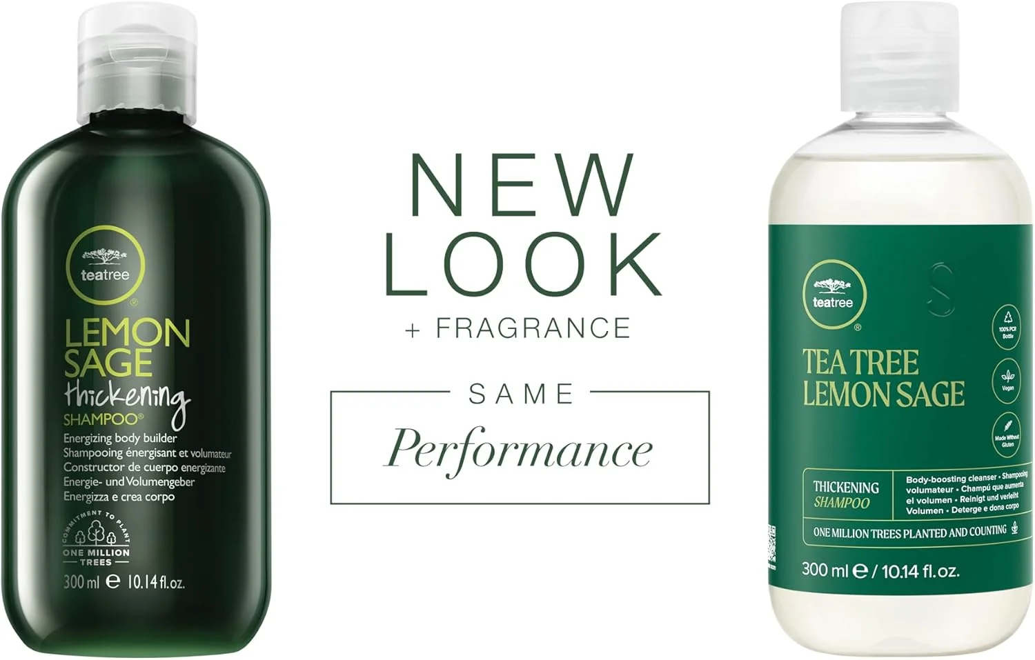 شامپو ضخیم کننده مو تی تری لیمو مریم گلی، افزایش حجم و پرپشت کننده، برای موهای نازک، سبز 300 میلی لیتر