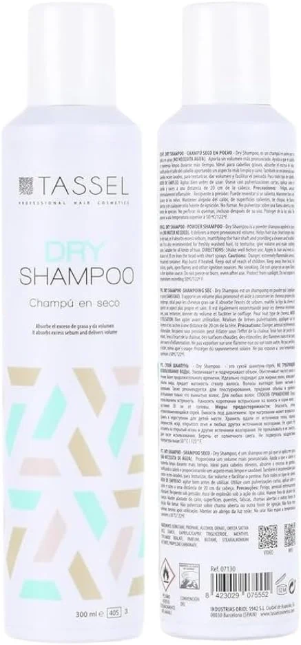 شامپو خشک تاسل یورواستیل 300 میلی لیتر - حجم دهنده، طراوت بخش و پاک کننده مو برای زیبایی و درخشش بی دردسر