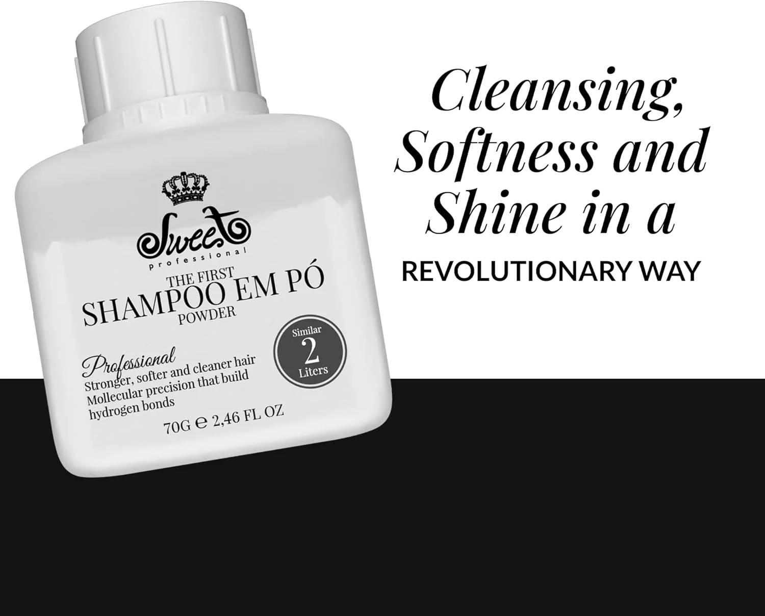 شامپو پودری مراقبت خانگی سوییت پروفشنال مدل The First SW حجم 80 گرم