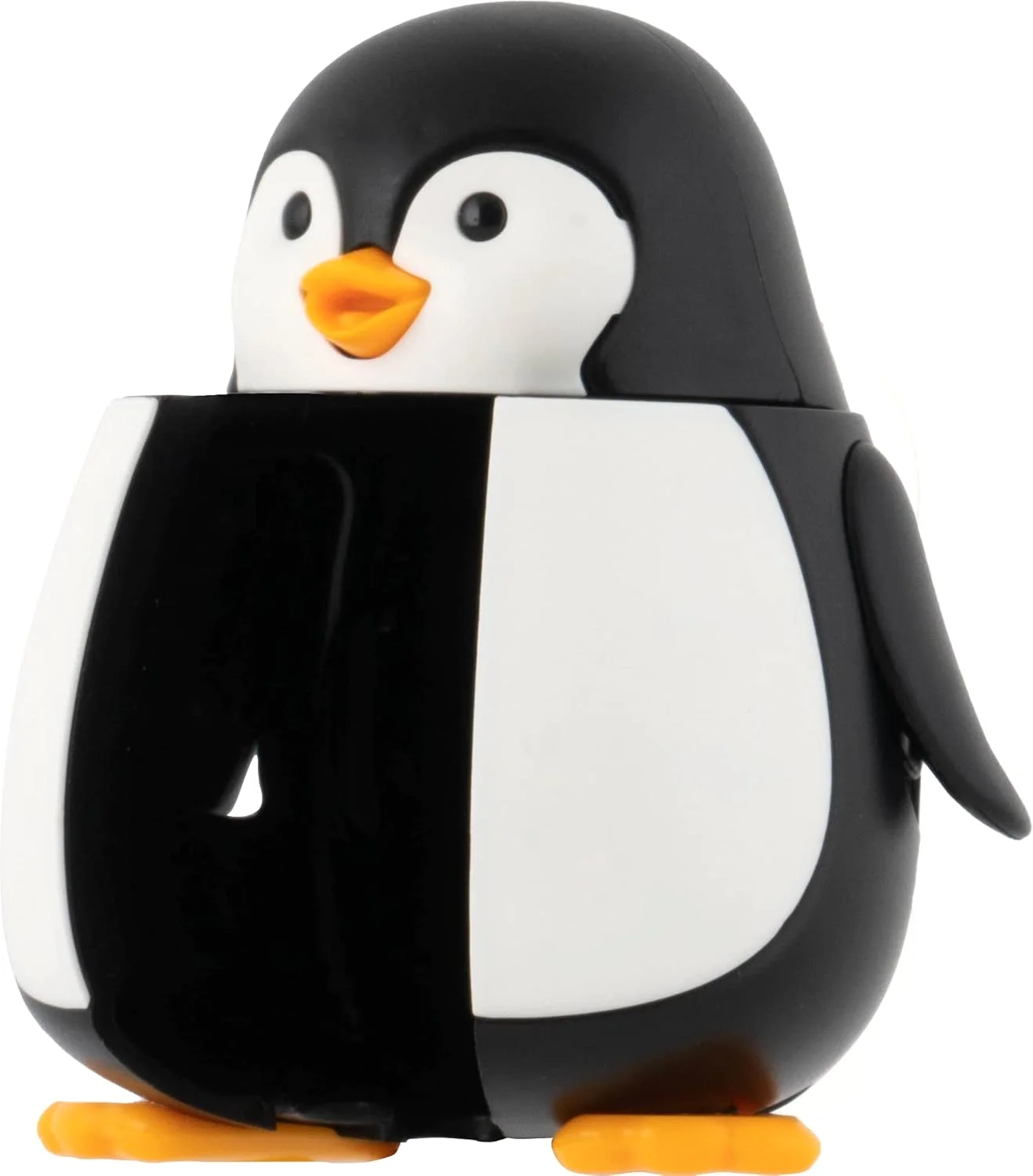 بسته دو عددی روکش مسواک فلیپر طرح پاندا و پنگوئن، باز و بسته شدن با یک لمس، نگهدارنده مسواک با مکنده برای آینه، شیشه یا کاشی، ضد گرد و غبار، استفاده آسان، ساخت مالزی +3 سال