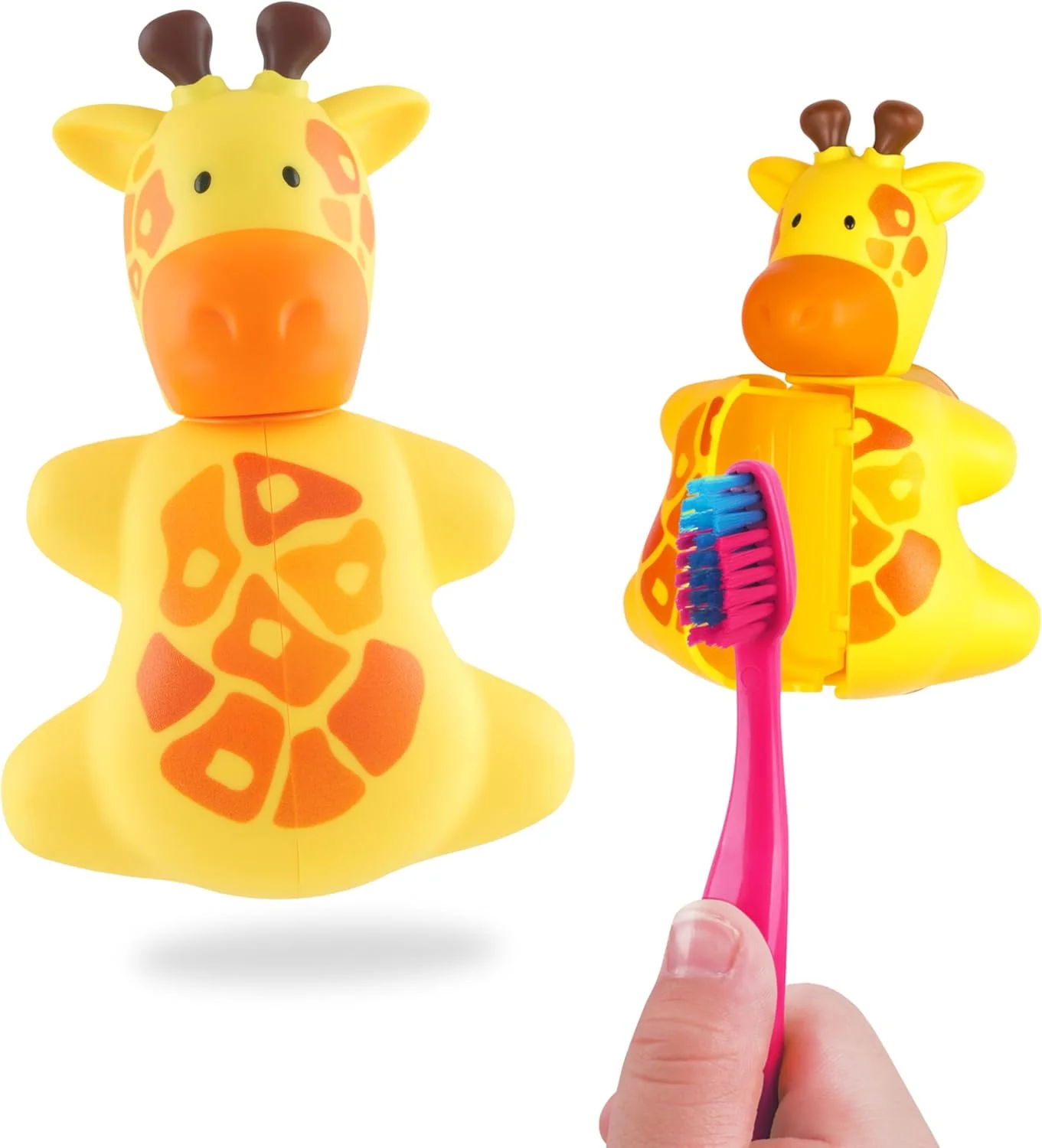 محافظ مسواک طرح زرافه فلیپر فان، باز و بسته شدن با یک لمس، نگهدارنده مسواک با مکنده برای آینه، شیشه یا کاشی، ضد گرد و غبار، استفاده آسان، ساخت مالزی، طراحی ثبت شده 3 سال به بالا محافظ مسواک طرح زرافه فلیپر فان، باز و بسته شدن با یک لمس، نگهدارنده مسواک با مکنده برای آینه، شیشه یا کاشی، ضد گرد و غبار، استفاده آسان، ساخت مالزی، طراحی ثبت شده 3 سال به بالا