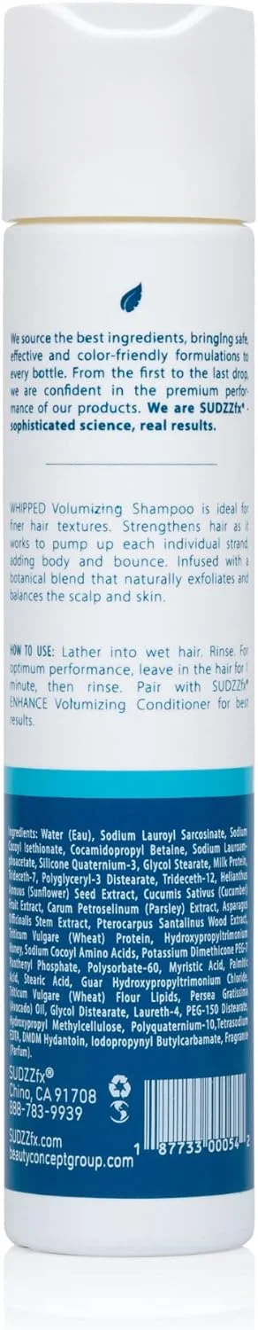 شامپو حجم دهنده سودز اف ایکس با کرم و عسل، 300 میلی لیتر