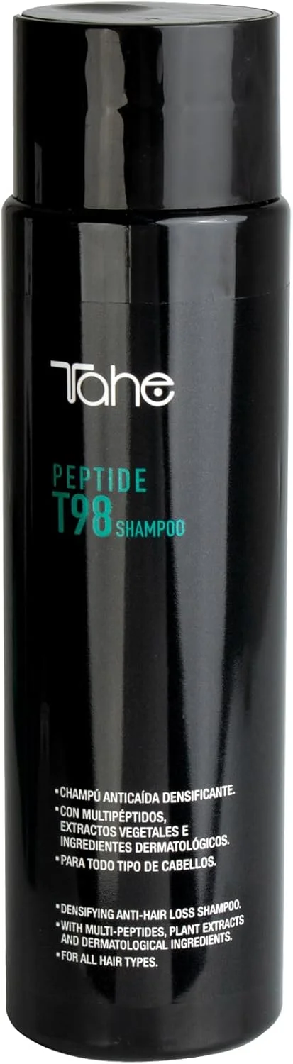 شامپو ضخیم کننده و ضد ریزش مو Tahe Peptide T98 با مولتی پپتیدها و عصاره های گیاهی که موها را تقویت و تغذیه می کند (300 میلی لیتر)