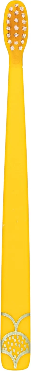 مسواک فوق العاده نرم کودکانه فلیپر فان تویگو بدون BPA، بسته دوتایی، مراقبت از دهان با برس های نرم، مسواک زدن ایمن، ساخت مالزی - سبز و زرد، 3 سال به بالا