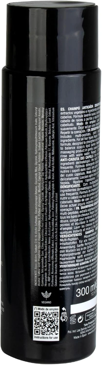 شامپو ضخیم کننده و ضد ریزش مو Tahe Peptide T98 با مولتی پپتیدها و عصاره های گیاهی که موها را تقویت و تغذیه می کند (300 میلی لیتر)