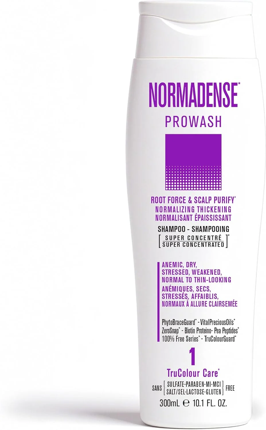 شامپو ضخیم کننده مو SNOBGIRLS NORMADENSE 1 Prowash. شامپو ضخیم کننده و نرمال کننده | شامپو بیوتین برای موهای خشک، ضعیف، معمولی تا نازک | شامپو مو وگان