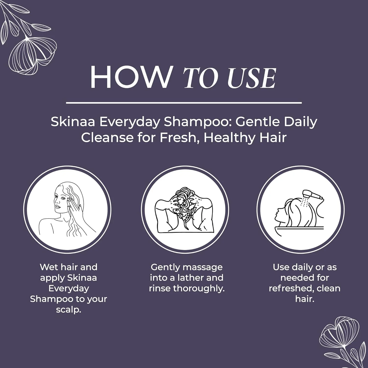 شامپو ضد شوره سر ملایم روزانه SKINAA حاوی بیوتین و پروکاپیل | حجم دهنده | پشتیبانی از رشد مو | کنترل ریزش مو | 100 میلی لیتر (بسته 1 عددی) | مناسب برای آقایان و بانوان