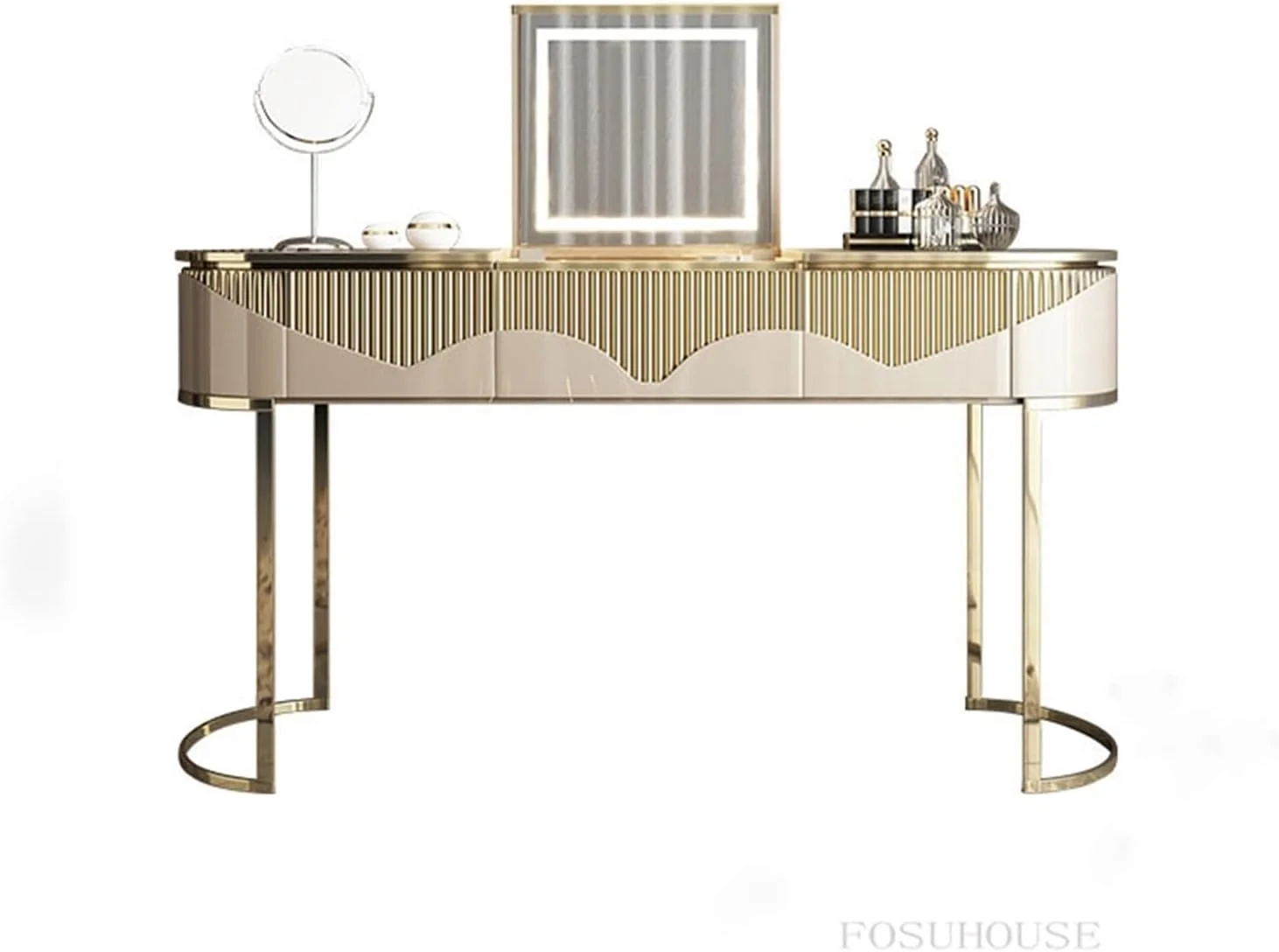 میز آرایش CBNERDS، کمد لباس مناسب مبلمان اتاق خواب، طراحی مدرن و مینیمال، مناسب اتاق خواب خانواده با نور کافی