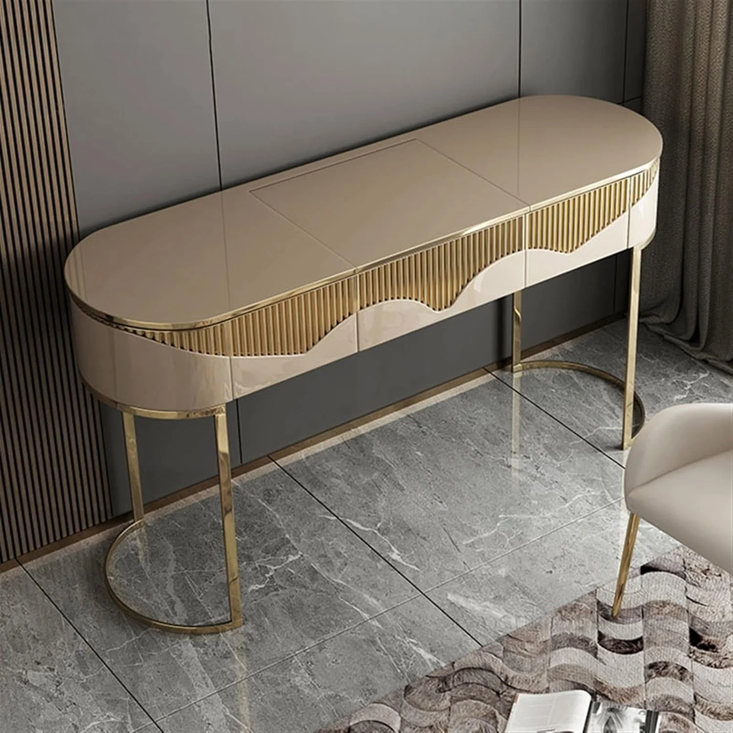 میز آرایش CBNERDS، کمد لباس مناسب مبلمان اتاق خواب، طراحی مدرن و مینیمال، مناسب اتاق خواب خانواده با نور کافی