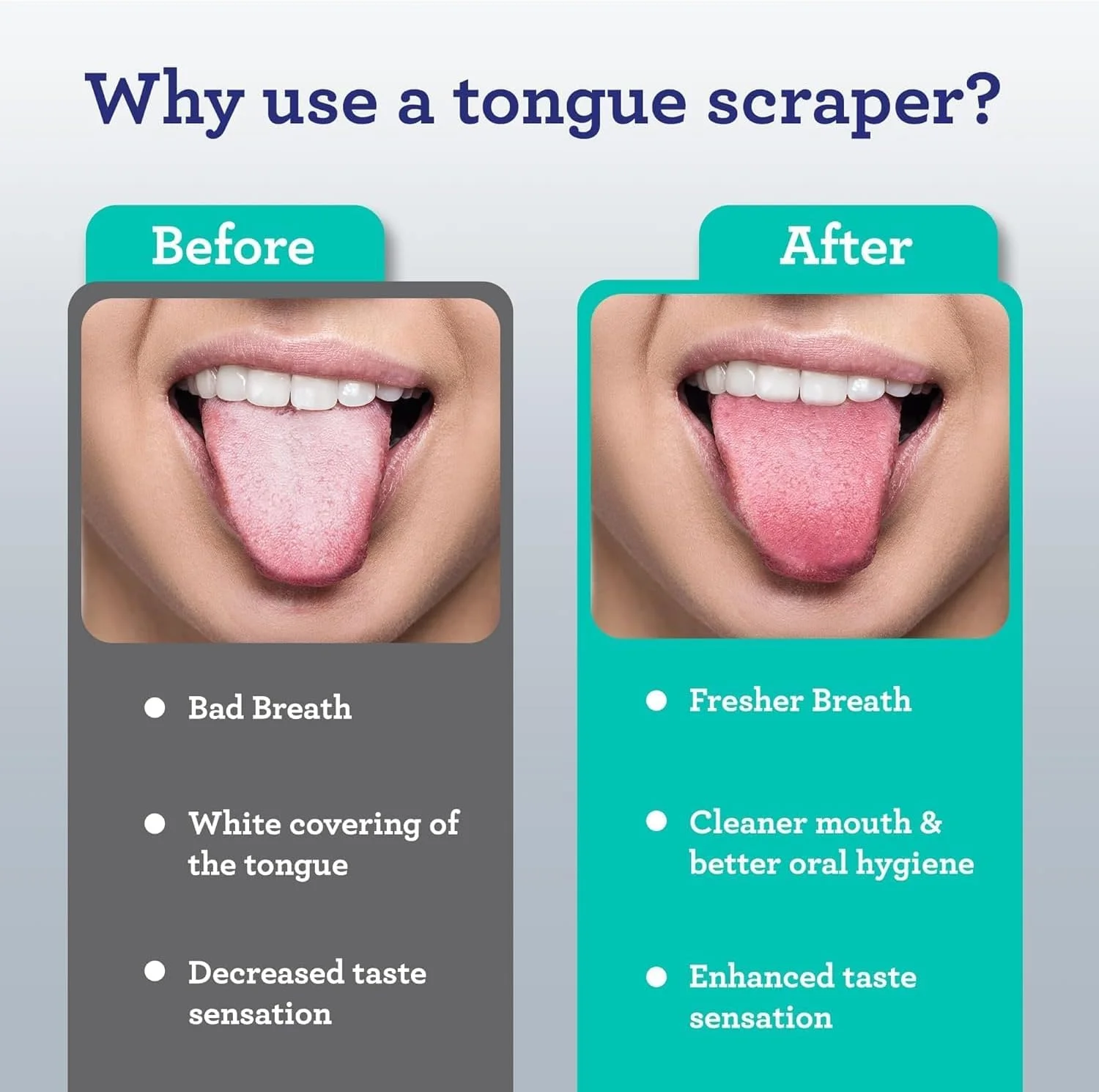 زبانه شوی بزرگسال گورو ناندا (بسته 4 عددی) با کیف مسافرتی، استیل ضد زنگ گرید پزشکی 420، کمک به تنفس تازه و مراقبت از دهان - مناسب برای مسافرت