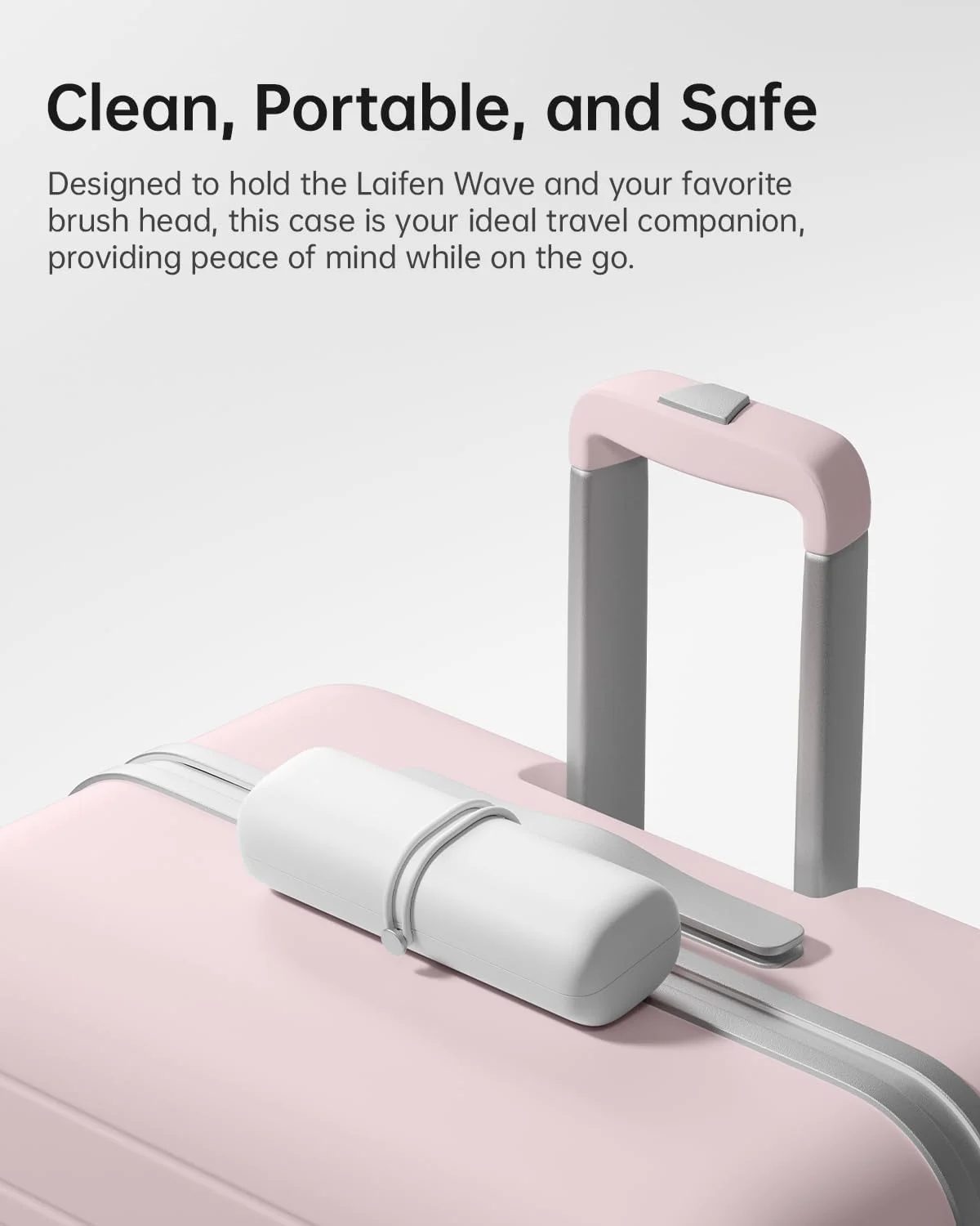 کیف مسافرتی مسواک برقی لایفن ویو (سفید)، سبک وزن، بهداشتی، تمیز کردن آسان، سازگار فقط با لایفن ویو (ABS)، ناسازگار با لایفن اسپشیال