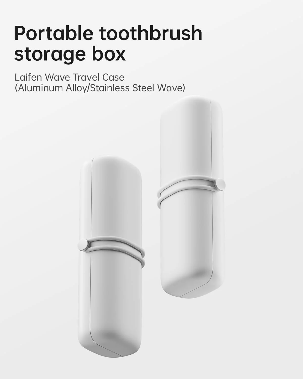 کیف مسافرتی مسواک برقی لایفن مدل Wave، سفید، تمیز کردن آسان، سازگار با مسواک Wave