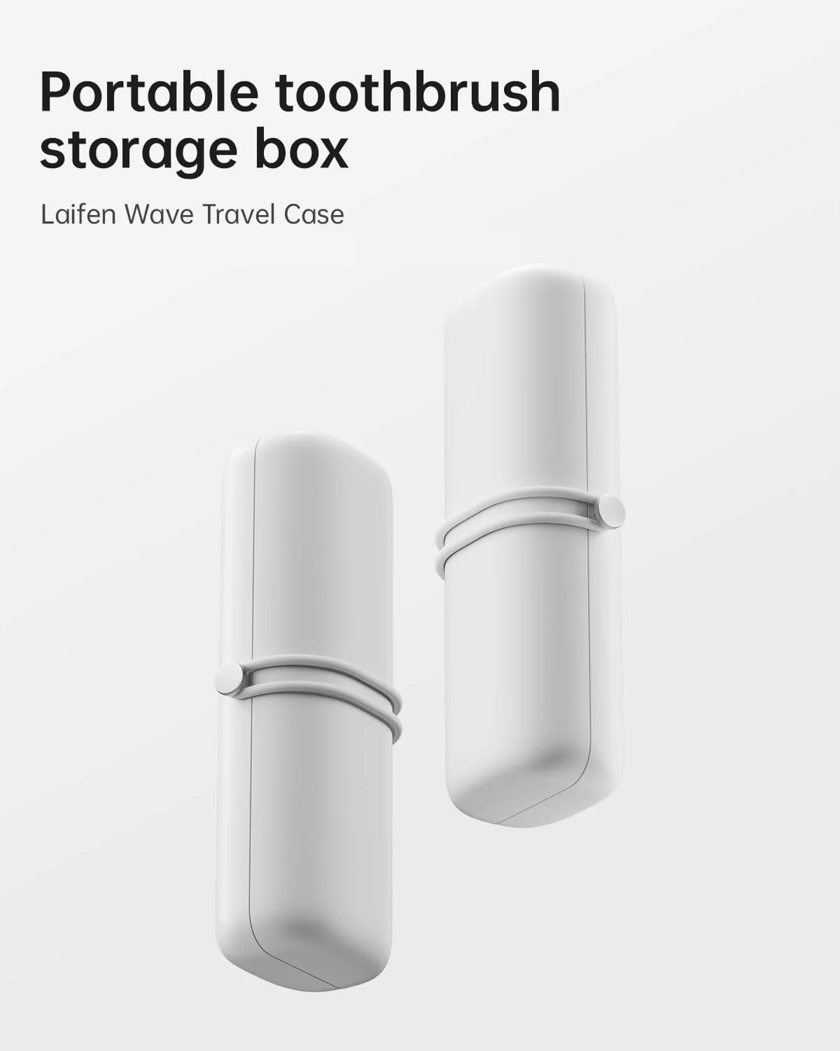 کیف مسافرتی مسواک برقی لایفن ویو (سفید)، سبک وزن، بهداشتی، تمیز کردن آسان، سازگار فقط با لایفن ویو (ABS)، ناسازگار با لایفن اسپشیال